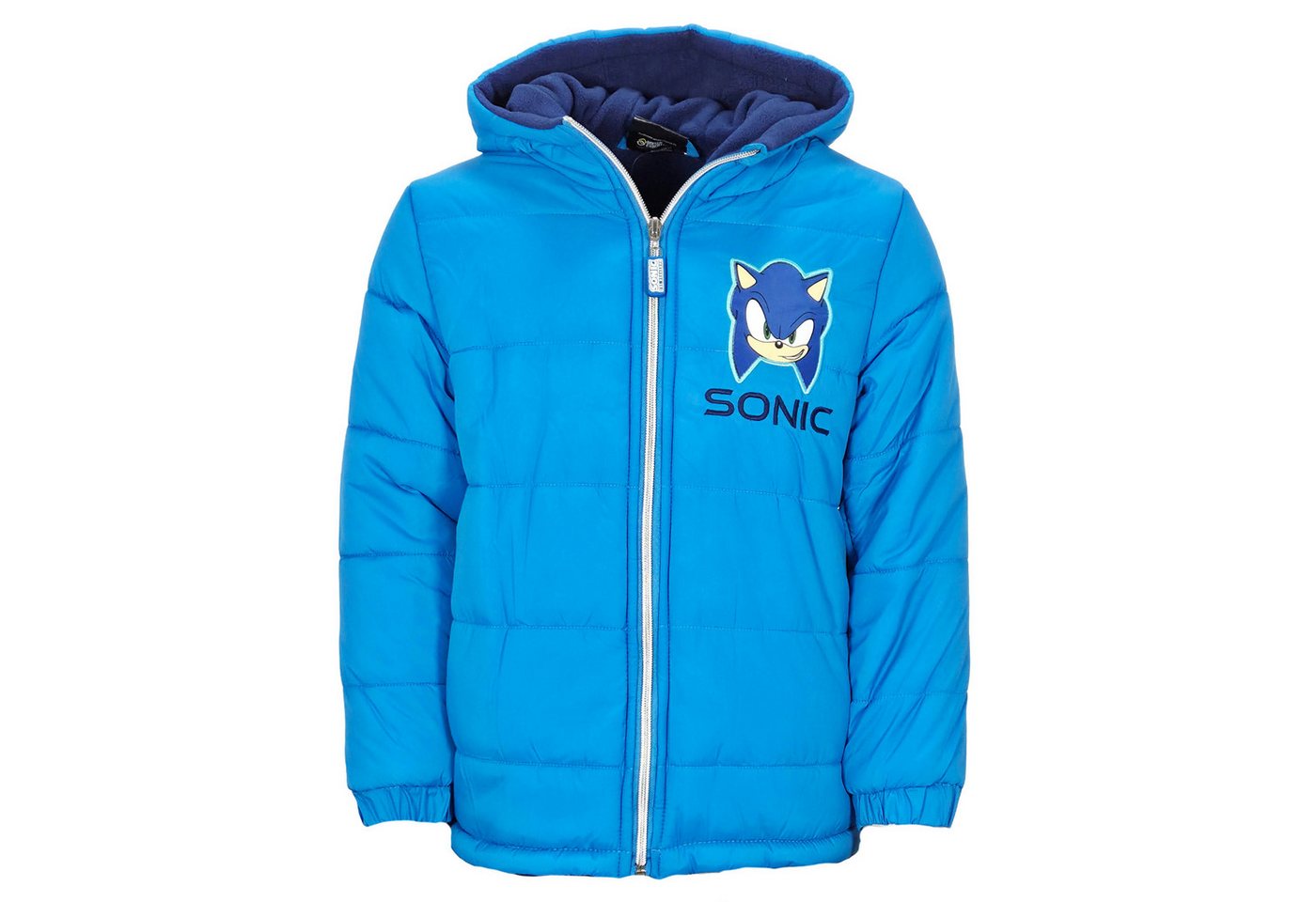 Sonic The Hedgehog Winterjacke Sonic The Hedgehog Kinder Winterjacke Jungen Jacke mit Kapuze Gr. 98 bis 128 von Sonic The Hedgehog