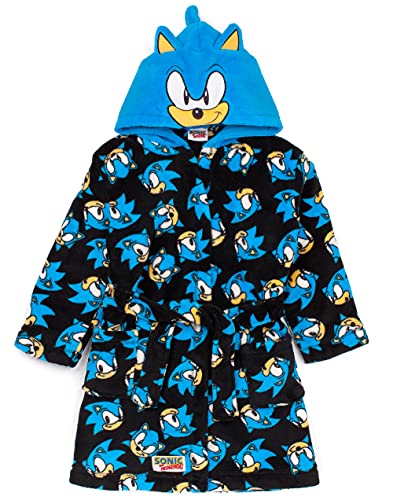 Sonic The Igeles Dressing Gown Kinder Jungen Charakter Bad-Robe 8-9 jahre von Sonic The Hedgehog