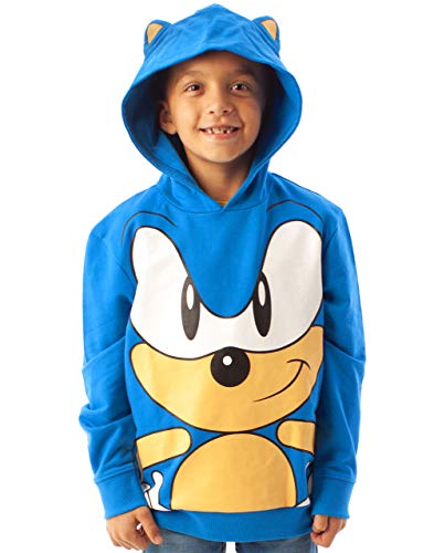 Sonic The Igel Hoodie Charakter 3D Ears Junge Kinder Blaue Kapuzenpullover 6-7 Jahre von Sonic the Hedgehog