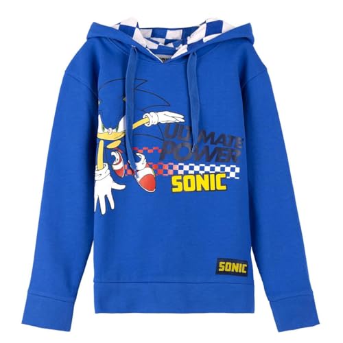 Sonic the Hedgehog Kapuzenpullover für Jungen, Sweatshirt, Geschenk für Kinder und Jugendliche, Größe 5 Jahre von Sonic the Hedgehog