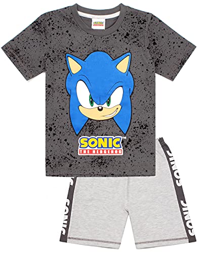 Sonic the Hedgehog Pyjamas Jungen Zeichen Spielerin Hemd Kurze Hose PJS Set 4-5 Jahre von Sonic the Hedgehog