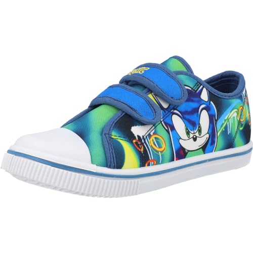 Sonic the Hedgehog Twin Strap Canvas Blau/Weiß Textil 30 EU von Sonic the Hedgehog