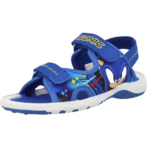 Sonic the Hedgehog XM Sports Sandal Blau/Weiß Synthetik 33 EU von Sonic the Hedgehog