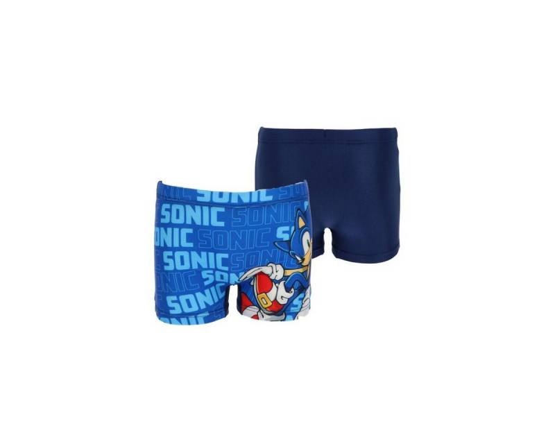 Sonic Badehose Sonic the Hedgehog Fearless Badehose Kinder 3/4 Jahre von Sonic