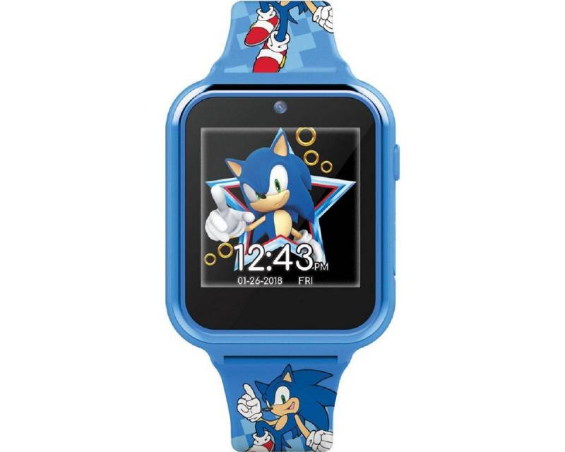 Sonic Digitaluhr Interaktive Armbanduhr Coole Kinderuhr mit Funktionen und Sonic-Design von Sonic