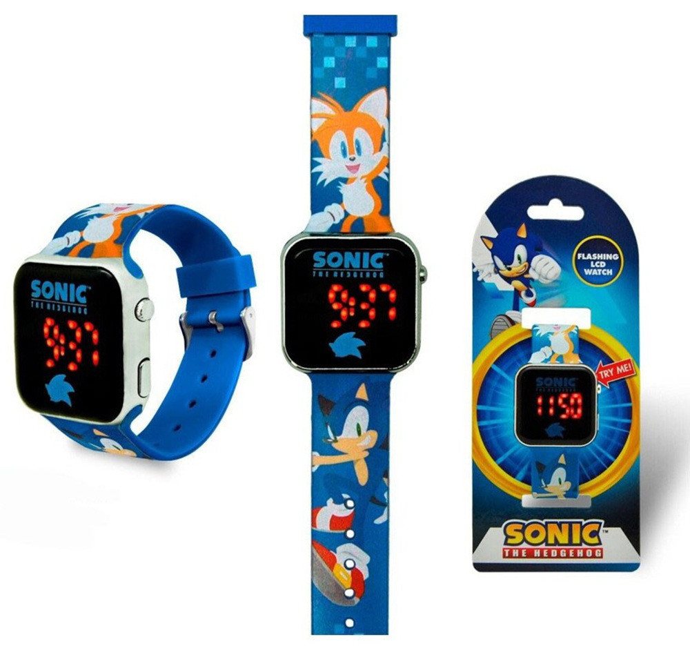 Sonic Digitaluhr Sonic der Igel Prime Sonic, der Igel Digitale LED-Uhr, (1-tlg) von Sonic