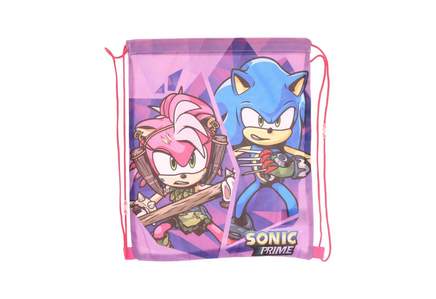 Sonic Turnbeutel Turnbeutel Tasche Sonic und Amy Illustration für Schule und Sport von Sonic