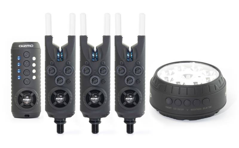 Sonik Gizmo Funkbissanzeiger Set 3+1 All Blue von Sonik