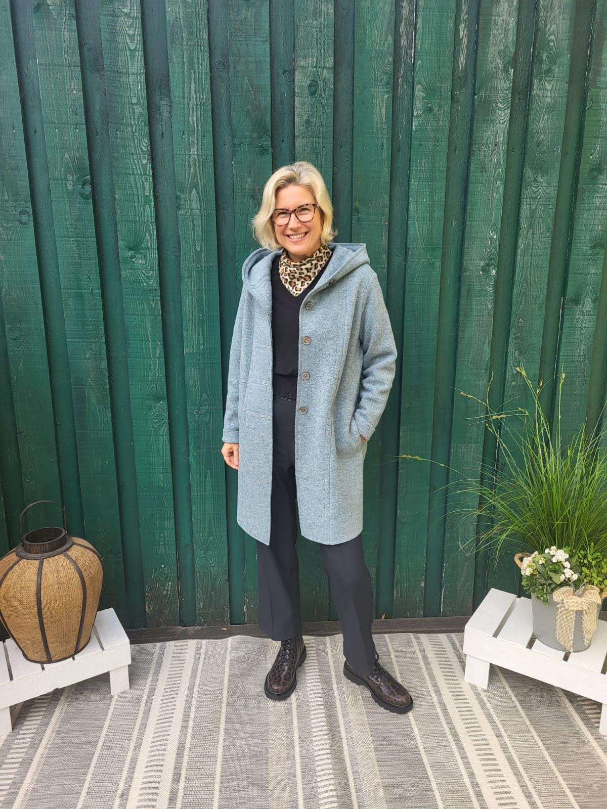 Mantel - Schurwolle Farbauswahl Gr.xs-xxxl Gr.34-Gr.46 Leichter Für Damen Jacke Mit Taschen Kaputze von SonjaAntons