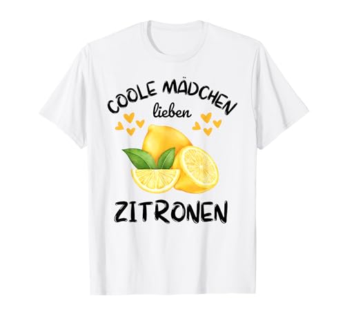 Sommer Coole Mädchen lieben Zitronen T-Shirt Sommer Coole Mädchen lieben Zitronen T-Shirt von Sonne Sommer Coole Mädchen lieben Zitronen