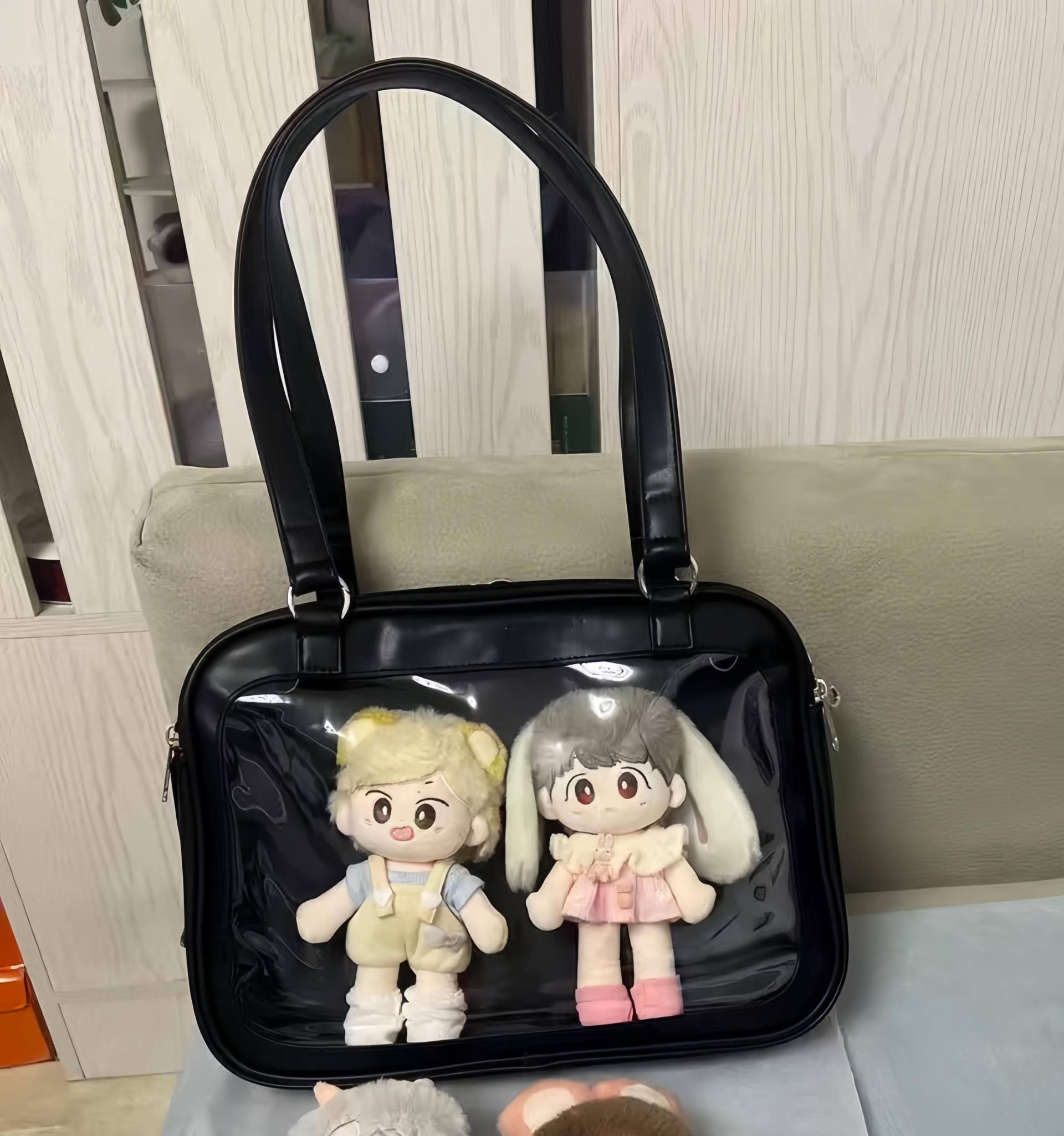 Transparent Display Ita Bag Plush Toy Tote Clear Window Shoulder & Handbag For Collectors & Cosplay Fans von SonnenGlanzSchatze
