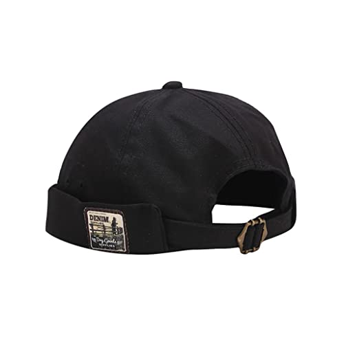 Cap Herren Docker-Cap hüte Damen Docker Mütze Seemannsmütze Hafenmütze Herrenmütze Herrenhüte Bikercap Hat Wandermütze Unisex Sonnenhut Dockercap Kopfbedeckung Seemannskappe von Sonnena