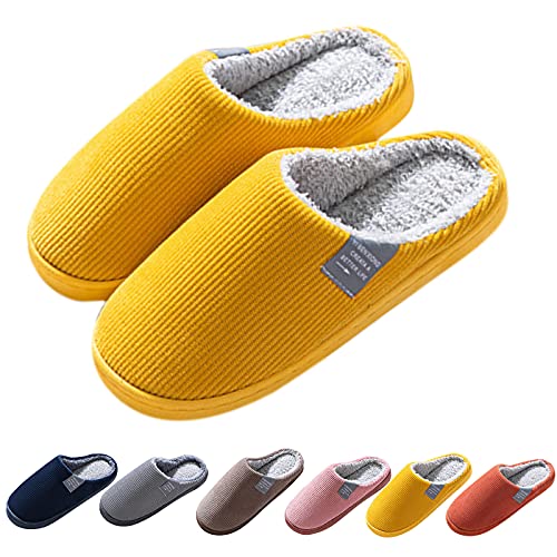 Hausschuhe Damen Herren Winter Plüsch Pantoffeln Rutschfeste Unisex Warm Hausschlappen Filzpantoffeln Frauen Bequeme Slippers Ultraweiche Flauschige Hauspantoffeln Geschlossene Hausschuhe von Sonnena