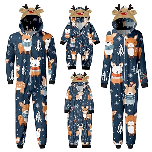 Sonnena Weihnachten Familie Schlafanzug Jumpsuit Weihnachtspyjama Pyjama Weihnachten Damen Herren Jungen Und Mädchen Familie Weihnachten Pyjamas Set Family Weihnachts Weihnachts Matching Pyjamas von Sonnena