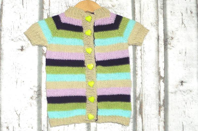 Babyweste Gr.74 Sommer Babymode Bis 9 Monate Handgestrickte Babystrickjacke Nr 5997 Babyweste Gr.74 Sommer Babymode Bis 9 Monate Handgestrickte Babystrickjacke Nr 5997 von Sonnenblume1547