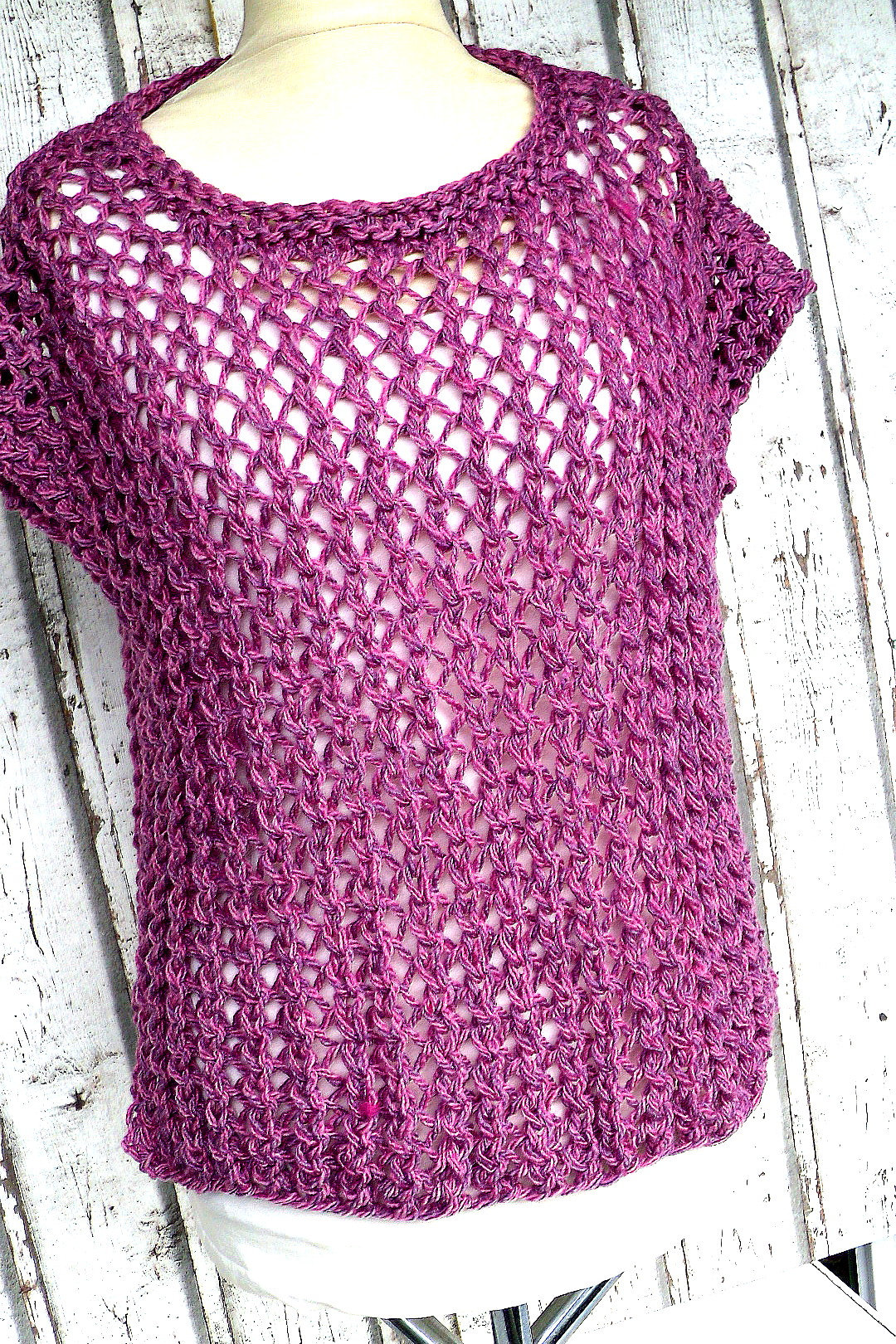 Damenpullunder Größe S/M Handgestrickter Pulli Damenoberbekleidung Einfarbiger Pullunder Pullover Musterpullunder Lila Nr6805 Damenpullunder Größe S/M Handgestrickter Pulli Damenoberbekleidung Einfarbiger Pullunder Pullover Musterpullunder Lila Nr6805 von Sonnenblume1547