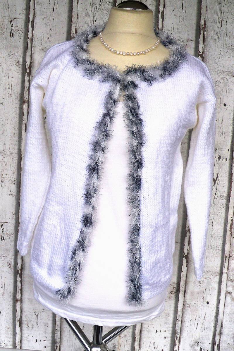 strickjacke Verschlusslos Größe Ca. S/M Damenstrickjacke Cardigan Damenmantel Handgestrickte Jacke Nr5805 von Sonnenblume1547