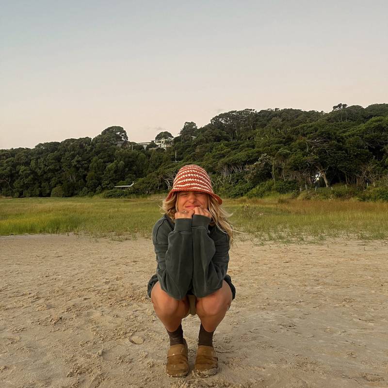 Crochet Bucket Hat - Vintage Striped | Gehäkelter Sonnenhut von Sonnenkindstyle