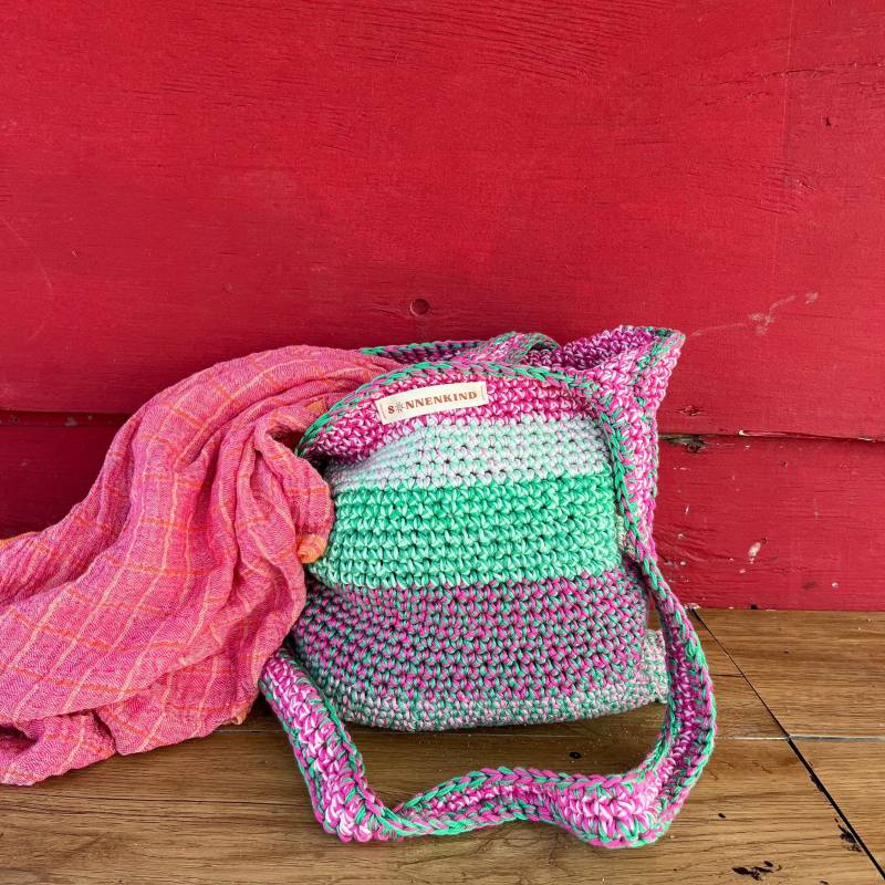 Häkeltasche - Strandtasche/Beachbag Bunt Häkeltasche - Strandtasche/Beachbag Bunt von Sonnenkindstyle