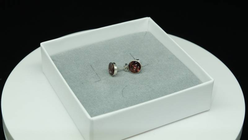 925 Sterling Silber Schmuck Ohrstecker Aus Modernem Herstellungsverfahren Für Nachhaltigkeit Hergestellt in Deutschland Mit Rotem Granat von Sonnenkraft7