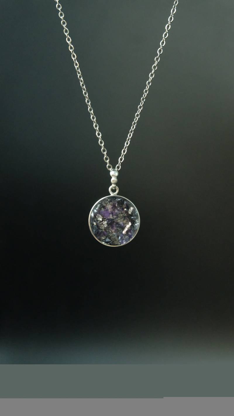 Atlantis® 925 Sterling Silber Amulett Aus Edelsteinen Und Hochwertigen Metallen Wie Amethyst Silizium Dm 20mm von Sonnenkraft7