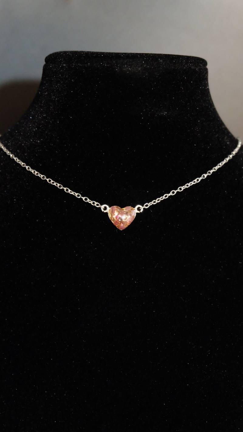 Valentinsgeschenk Herzanhänger Aus 925 Sterling Silber Mit Rotem Turmalin Für Liebe Und Leidenschaft von Sonnenkraft7