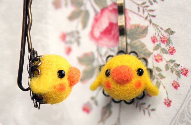 Küken Haarspange von Sonnenkringel