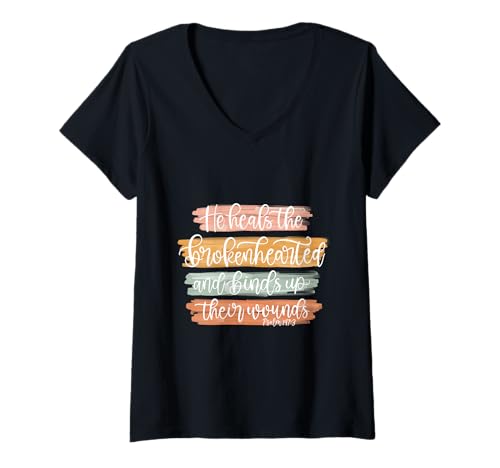 Damen Motivierendes Boho-Design mit Sonnenschein Sommerblumen T-Shirt mit V-Ausschnitt Damen Motivierendes Boho-Design mit Sonnenschein Sommerblumen T-Shirt mit V-Ausschnitt von Sonnenschein Sommerblumen Boho-Design