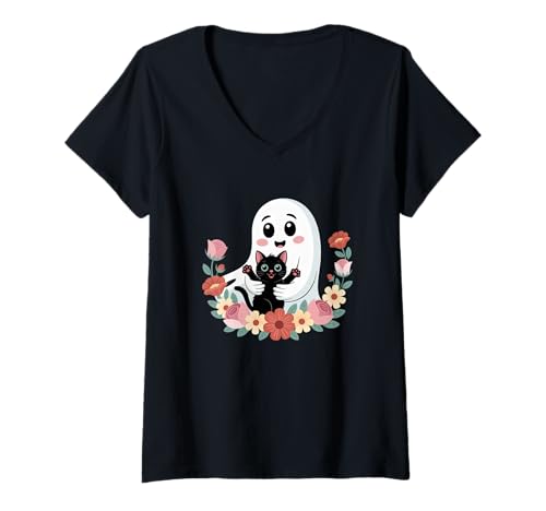 Damen Motivierendes Boho-Design mit Sonnenschein Sommerblumen T-Shirt mit V-Ausschnitt Damen Motivierendes Boho-Design mit Sonnenschein Sommerblumen T-Shirt mit V-Ausschnitt von Sonnenschein Sommerblumen Boho-Design