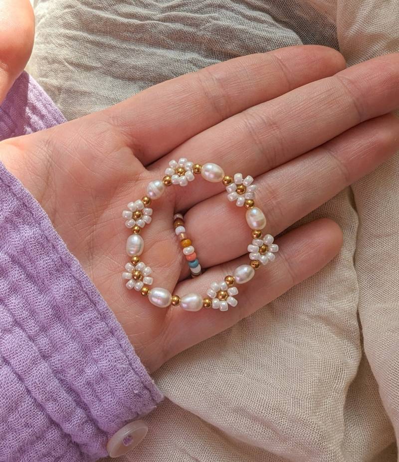 Mini Armband | Geschenk Zum 1. Geburtstag, Geburt, Taufe Blumen Hochwertig Wasserfest von SonnenscheinKonfetti