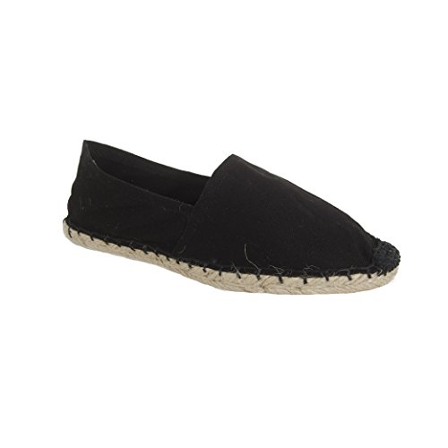 Sonnenscheinschuhe ESPANDRILLOS schwarz Gr. 36-46 NEU Schwarze Espadrilles Espas Espandrilles Espadrillos (eu_Footwear_Size_System, Adult, Numeric, medium, Numeric_38) von Sonnenscheinschuhe