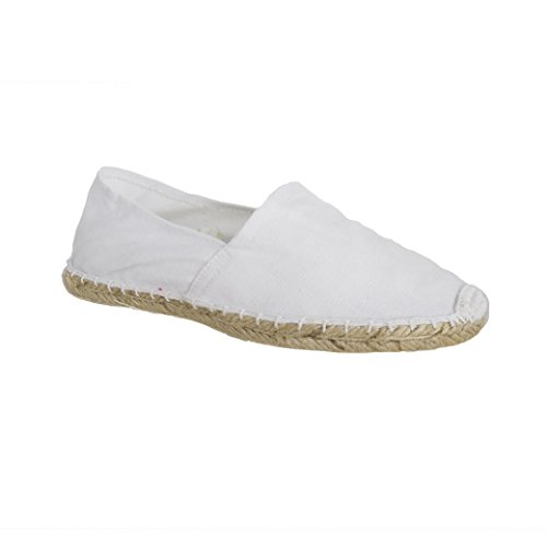 Sonnenscheinschuhe ESPANDRILLOS weiß Gr. 36-46 NEU weiße Espadrilles Espas Espandrilles Espadrillos (eu_Footwear_Size_System, Adult, Numeric, medium, Numeric_42) von Sonnenscheinschuhe