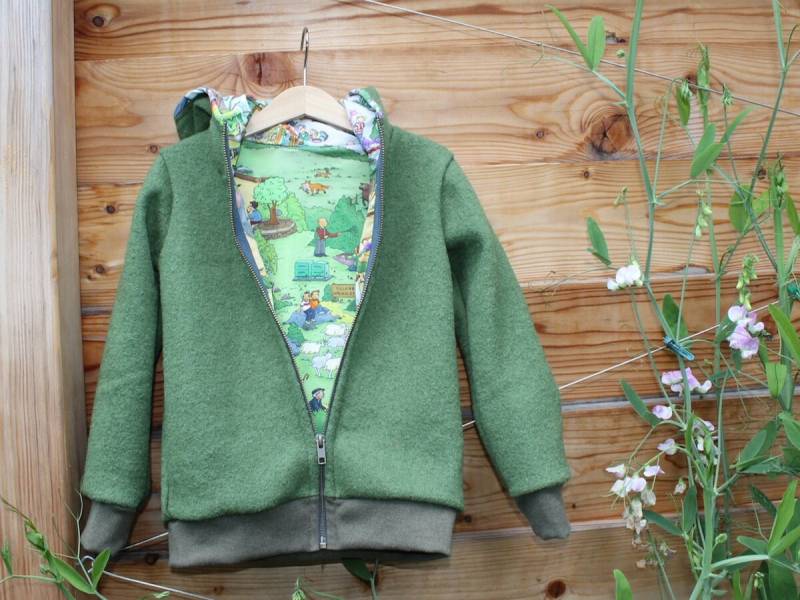 Walkjacke Grün/Wimmelbild von SonntagCosywear