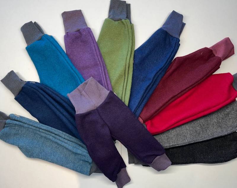 Wollwalkhose Dunkellila Mit/Ohne Futter von SonntagCosywear
