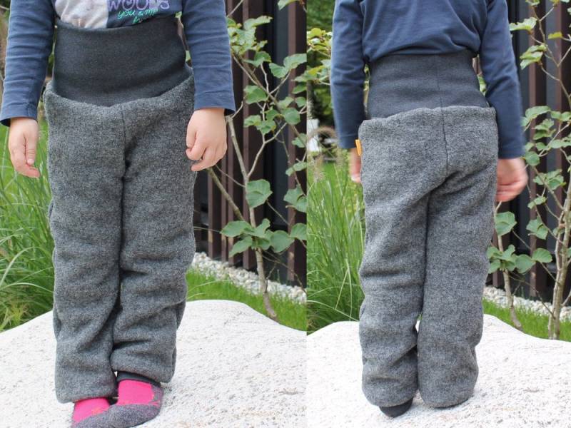 Wollwalkhose Grau Mit/Ohne Futter von SonntagCosywear