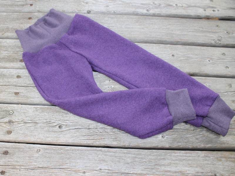 Wollwalkhose Lila Mit/Ohne Futter von SonntagCosywear