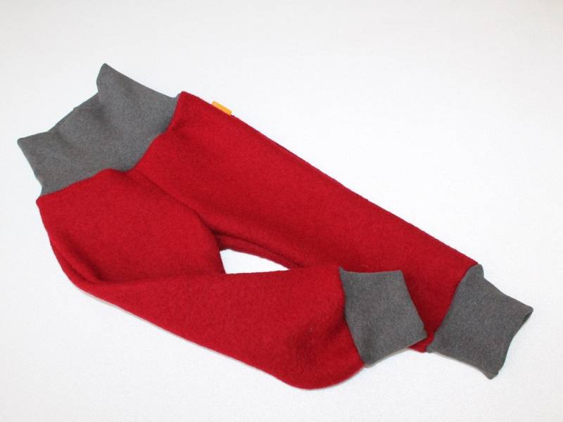 Wollwalkhose Rot Mit/Ohne Futter von SonntagCosywear