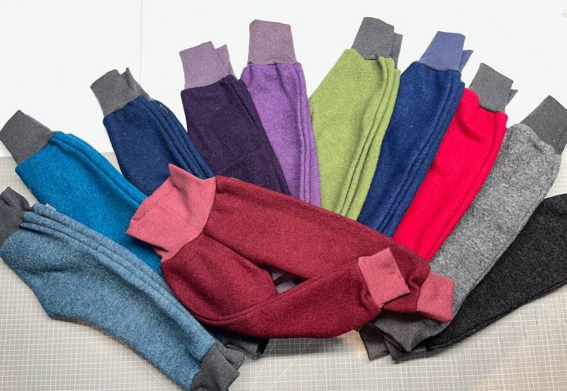 Wollwalkhose Weinrot Mit/Ohne Futter von SonntagCosywear