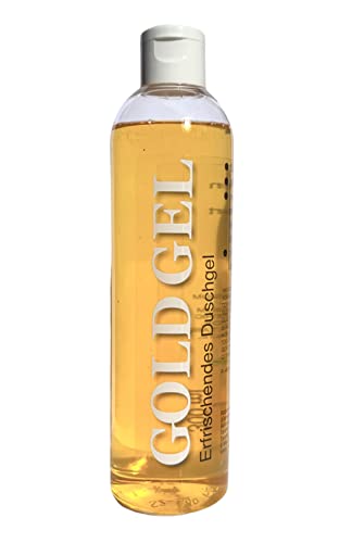 sonntagseifen GoldGel Duschgel, Sport Shower Gel für Frauen, Haut und Haar, pH-hautneutral, biologisch abbaubar, 300 ml von Sonntagseifen