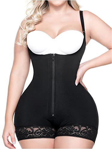 Sonryse 096 Kolumbianische Faja nach Operationen Kompressions-Shapewear Kleidungsstück nach Fettabsaugung für Frauen, 096 Schwarz, Medium von Sonryse