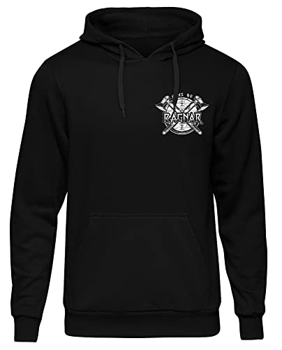 Sons of Ragnar Nordic Empire Herren Kapuzenpullover| Valhalla Hoodie - Wikinger - Odin Pullover - Vikings -Walhalla Pullover Herren | M2 FB Schwarz (3XL) von Sons of Ragnar