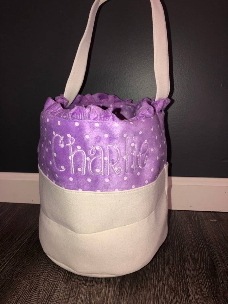 Gestickter Osterkorb, Personalisierter Osterbeutel, Ostereimer, Personalisierte Ostertasche Gestickter Osterkorb, Personalisierter Osterbeutel, Ostereimer, Personalisierte Ostertasche von SonsUpApparel