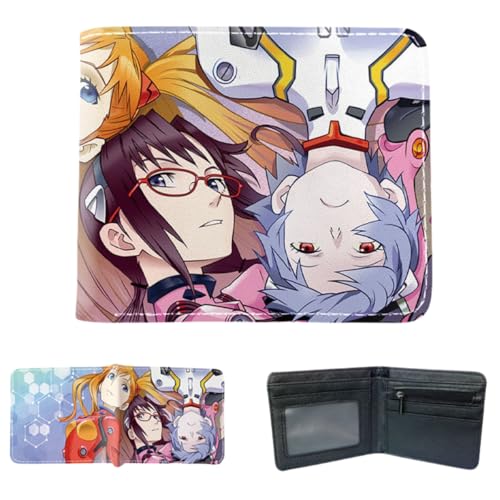 Sonsoke Ayanami Rei Männer Brieftaschen Bi-Fold Brieftasche ID-Karte Kreditkarte Mehrzweck-Brieftasche für Männer und Frauen Geschenk Cosprey (Style 1) von Sonsoke