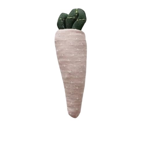 Sonsoke Blumen-Stoffbrosche - Baumwoll-Leinen bestickter Anstecknadel, Niedliches Ästhetisches Accessoire für Frauen, Bluse, Schal, Tasche (Form des Karotten 3) von Sonsoke