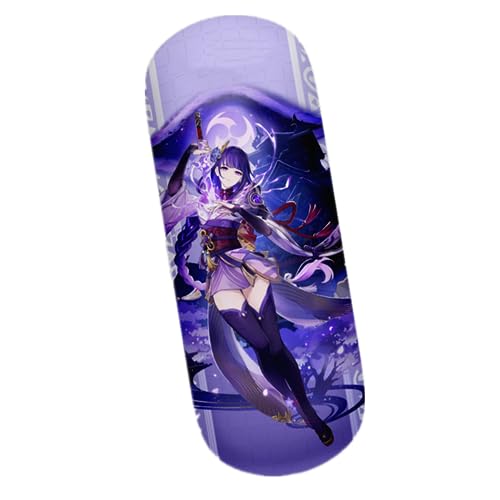 Sonsoke Brillenetui, harte Klappe, Brillen-Aufbewahrungsbox, tragbare Anime-bedruckte Brillenhalter-Box (Raiden Shogun Baal) von Sonsoke
