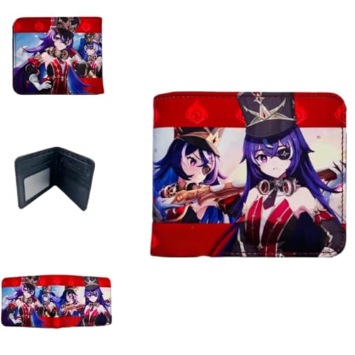 Sonsoke Furina Focalors Männer Brieftaschen Bi-Fold Brieftasche ID-Karte Kreditkarte Mehrzweck-Brieftasche für Männer und Frauen Geschenk Cosprey (Chevreuse 1) von Sonsoke