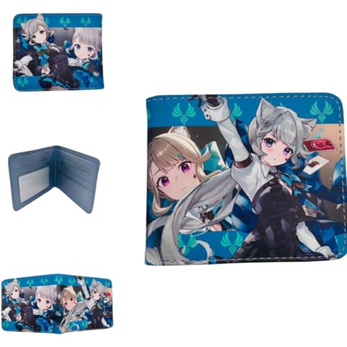 Sonsoke Furina Focalors Männer Brieftaschen Bi-Fold Brieftasche ID-Karte Kreditkarte Mehrzweck-Brieftasche für Männer und Frauen Geschenk Cosprey (Lynette) von Sonsoke