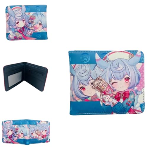 Sonsoke Furina Focalors Männer Brieftaschen Bi-Fold Brieftasche ID-Karte Kreditkarte Mehrzweck-Brieftasche für Männer und Frauen Geschenk Cosprey (Sigewinne) von Sonsoke