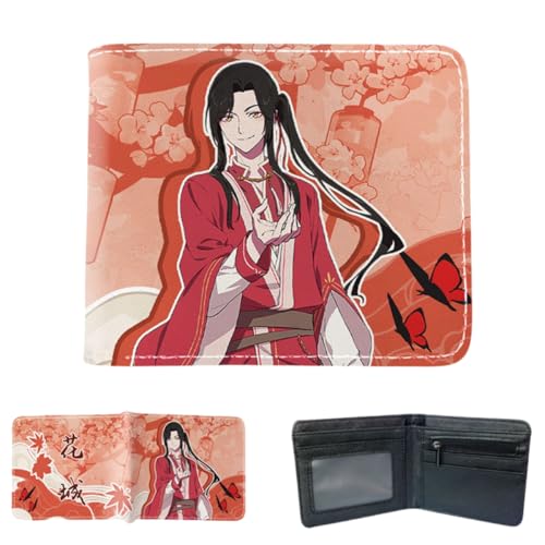 Sonsoke HuaCheng XieLian Männer Brieftaschen Bi-Fold Brieftasche ID-Karte Kreditkarte Mehrzweck-Brieftasche für Männer und Frauen Geschenk Cosprey (HuaCheng 1) von Sonsoke