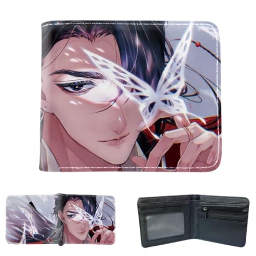 Sonsoke HuaCheng XieLian Männer Brieftaschen Bi-Fold Brieftasche ID-Karte Kreditkarte Mehrzweck-Brieftasche für Männer und Frauen Geschenk Cosprey (HuaCheng 2) von Sonsoke